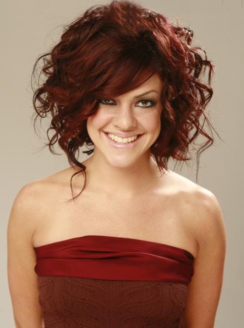 Short Hairstyles For Long Faces Curly Hair